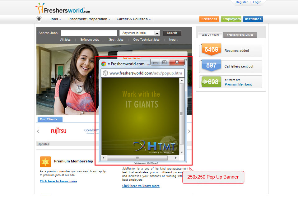 advertise banner