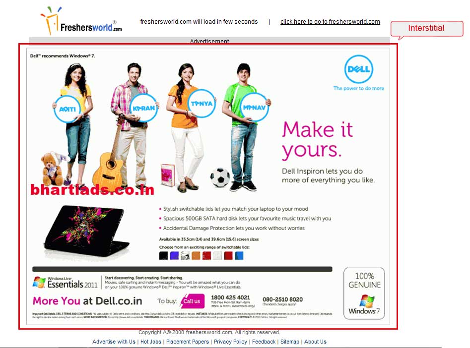 advertise banner
