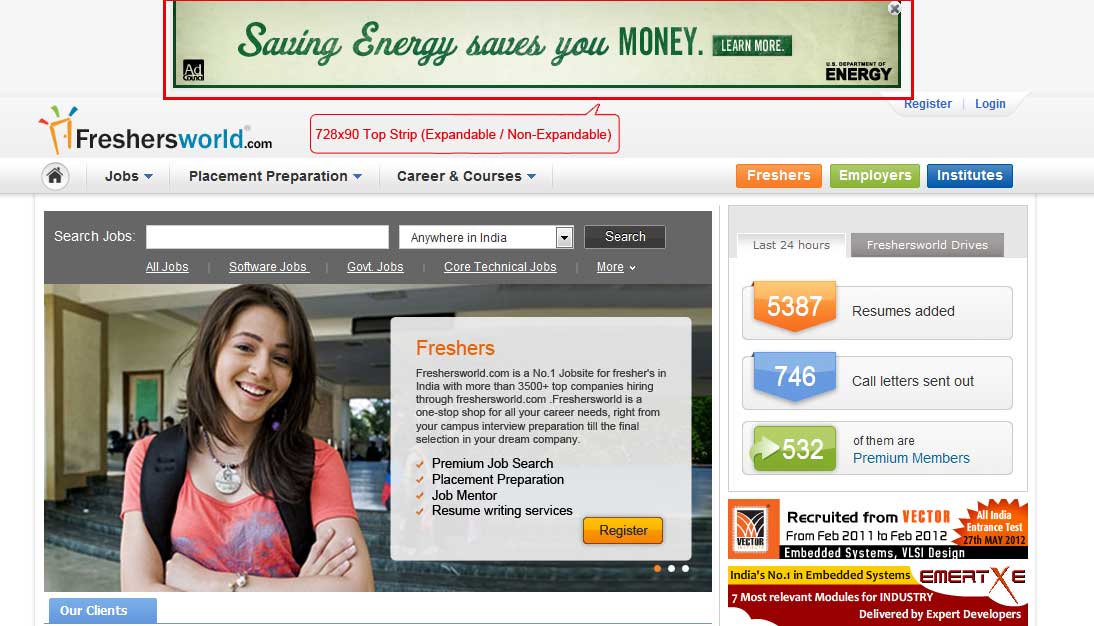 advertise banner
